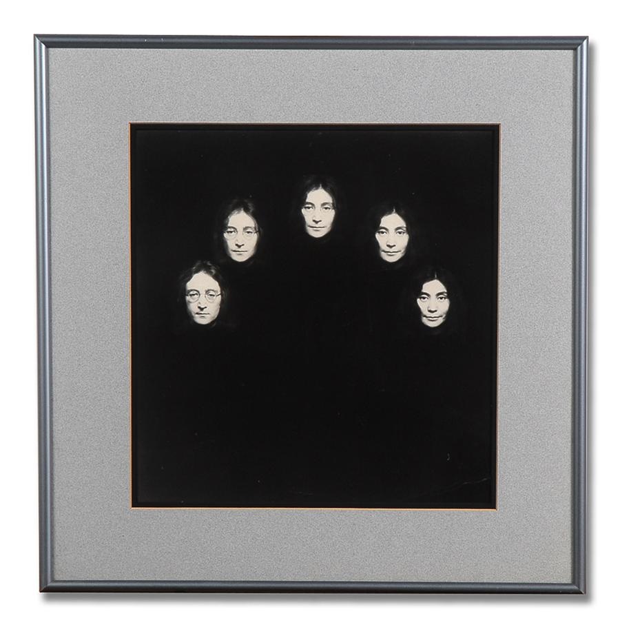 Americana Photographs - John Lennon  & Yoko Ono "Floating Heads" Photo