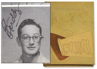 Sports Autographs - Buddy Holly Signed High School Yearbook