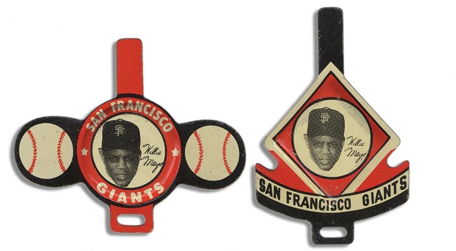 Baseball Memorabilia - 1958 Willie Mays Armour Meats Giants Tabs (2)