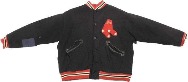 Boston Sports - 1940's Ted Williams Game Used Red Sox Jacket