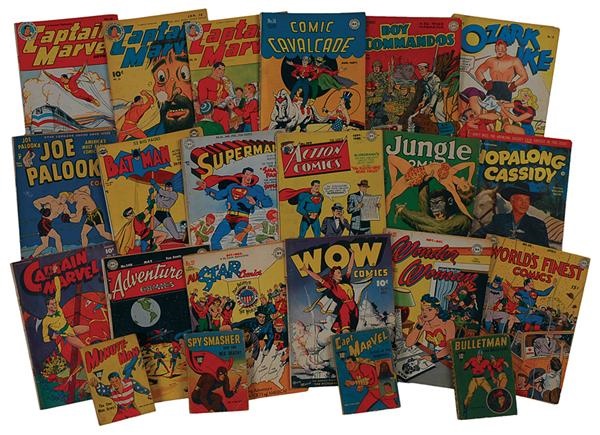 Rock And Pop Culture - 1940’s Comic Book Collection (300+)