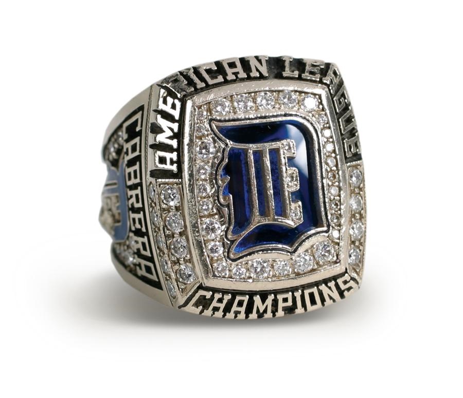 Baseball Rings, Trophies, Awards and Jewel - 2006 Detroit Tigers American League Championship Ring