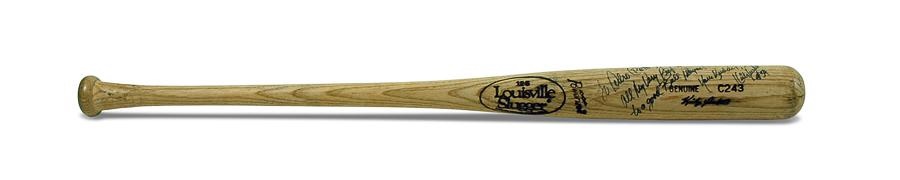 - 1990 Kirby Puckett Game Used Signed Bat