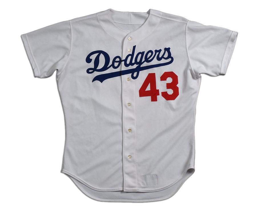 - 1994 Raul Mondesi Los Angeles Dodgers Rookie of the Year Game Worn Jersey