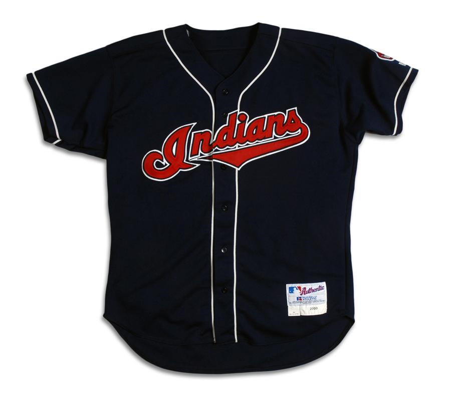 - 2000 Bartolo Colon Cleveland Indians Game Worn Jersey
