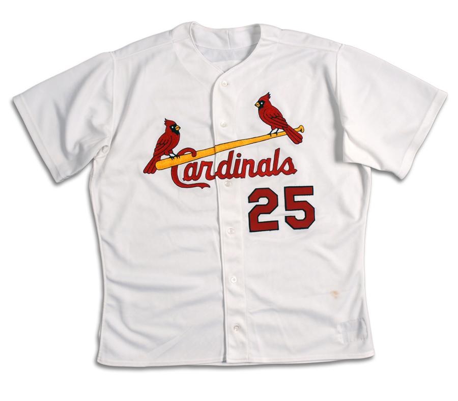 - 1999 Mark McGwire Game Used St. Louis Cardinals Jersey