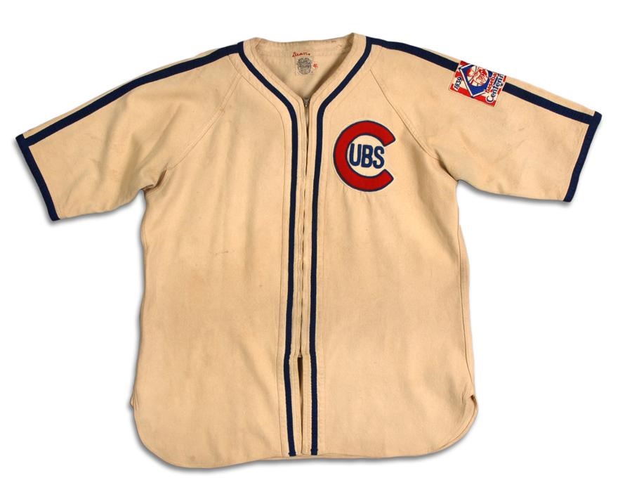 - 1938 Dizzy Dean Chicago Cubs Game Used Jersey Graded A10
