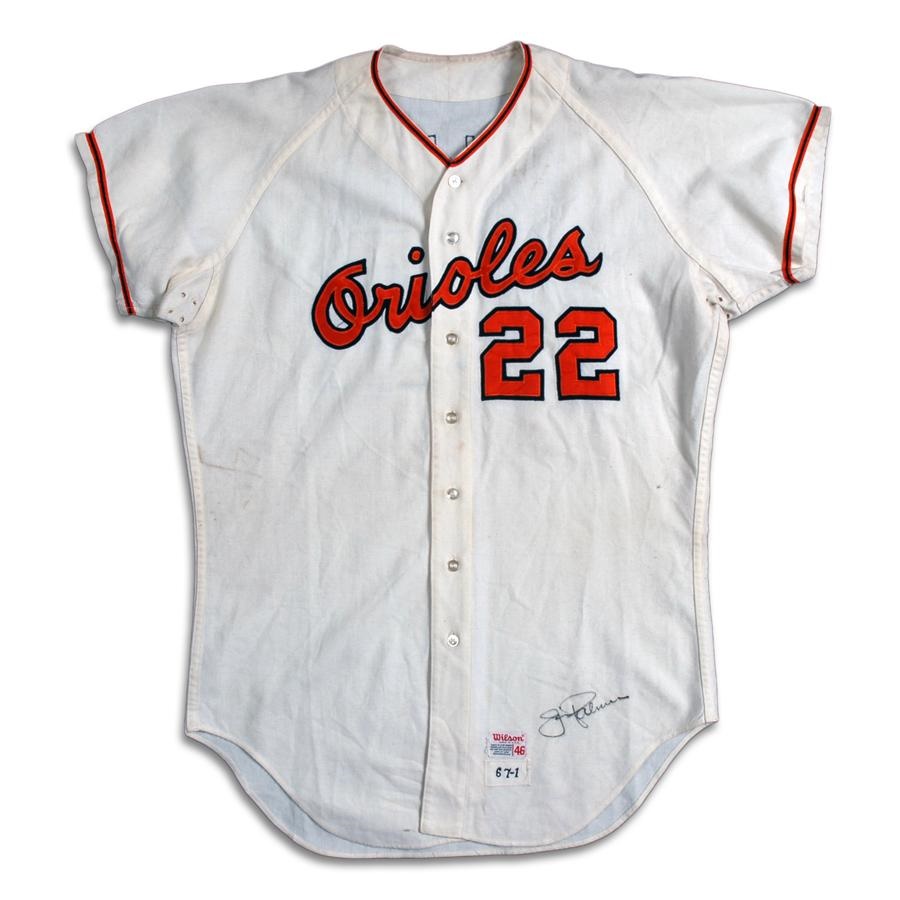 The Richard Angrist Collection - 1967 Jim Palmer Autographed Baltimore Orioles Game Used Jersey Graded A10