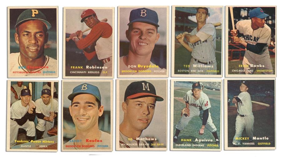 - 1957 Topps Baseball Card Set