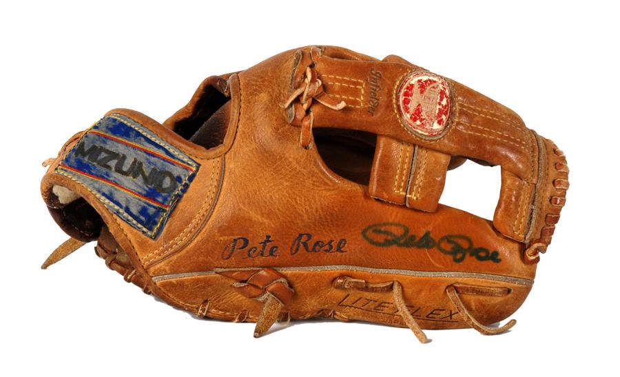 Pete Rose & Cincinnati Reds - 1970's Pete Rose Game Used Glove