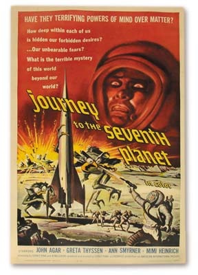 Movies - Journey To The Seventh Planet 1-Sheet Film Poster