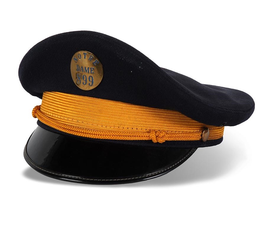 - 1940's-50's Notre Dame Football Usher's Cap