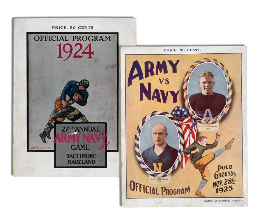 - 1924 and 1926 Army-Navy Programs