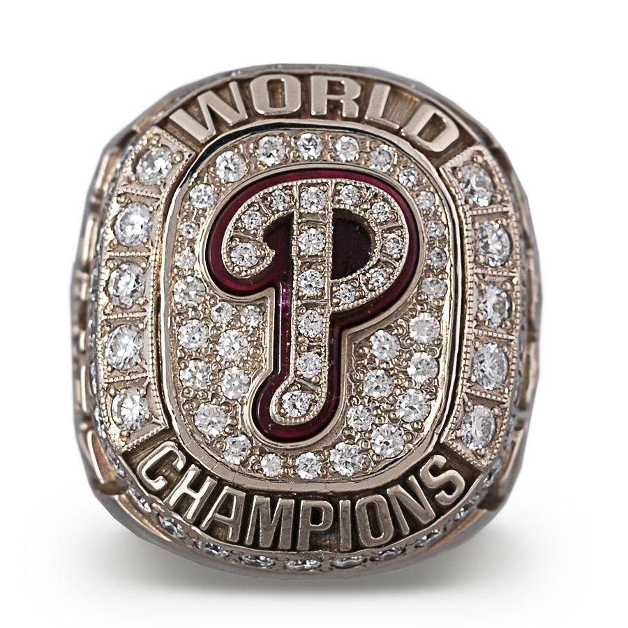Baseball Rings, Trophies, Awards and Jewel - 2008 Philadelphia Phillies World Championship Ring
