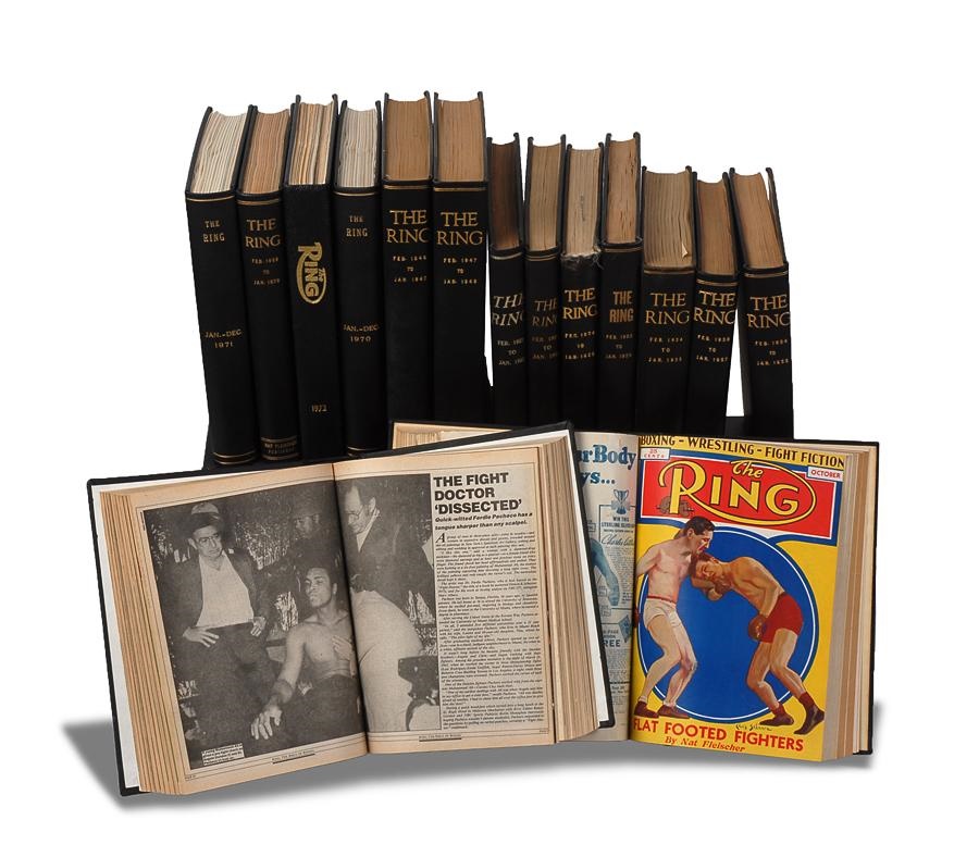 Jim Jacobs Collection - Complete Run of "The Ring Magazine" Bound Volumes (1922-87)
