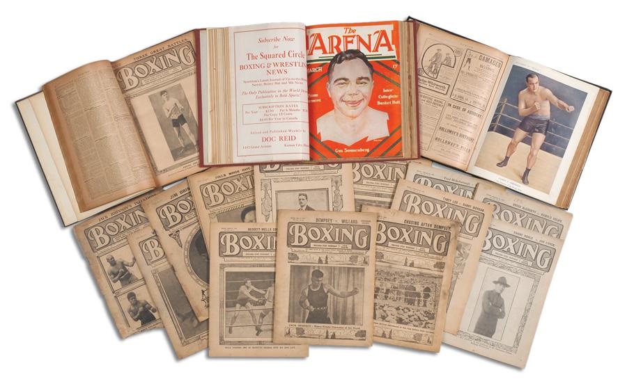 - Collection of Bound and Loose Copies of "Boxing Magazine" (1913-24)