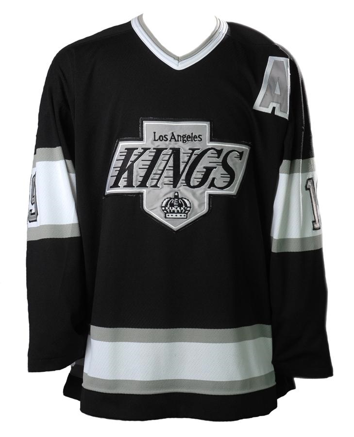 - 1990-91 Larry Robinson Los Angeles Kings Game Worn Jersey