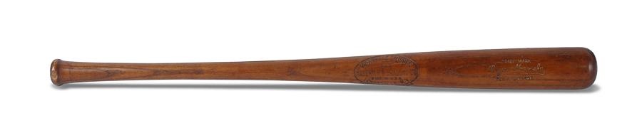 1924-1926 Rogers Hornsby Side Written Game Used Bat GU9