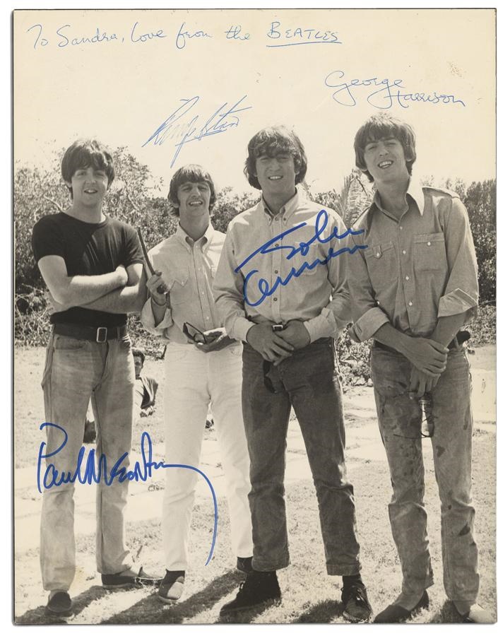 Rock And Pop Culture - Beatles Signed Photo (Lennon and McCartney Ghost-Signed)