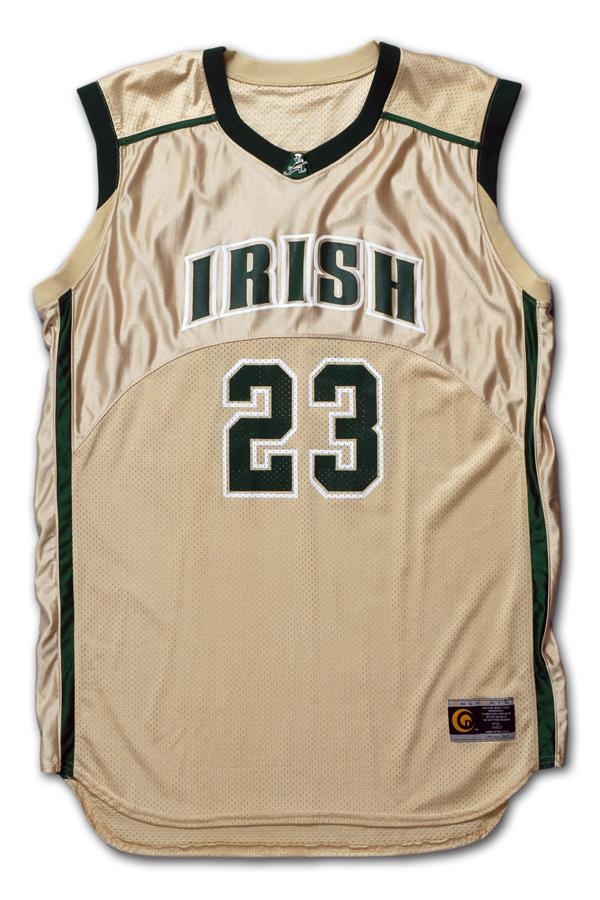 - 2002-2003 LeBron James Game Used St. Vincent/St. Mary's High School (Akron) Basketball Jersey
