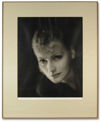 Movies - Greta Garbo Photograph by Bull (22x27" framed)