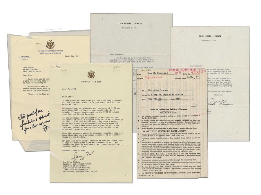 Otto Graham - Signed Letters To Otto Graham From Presidents and Other Notables (8)