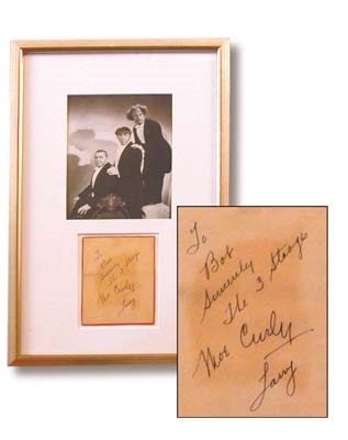 TV - The Three Stooges Autographs (14x22")