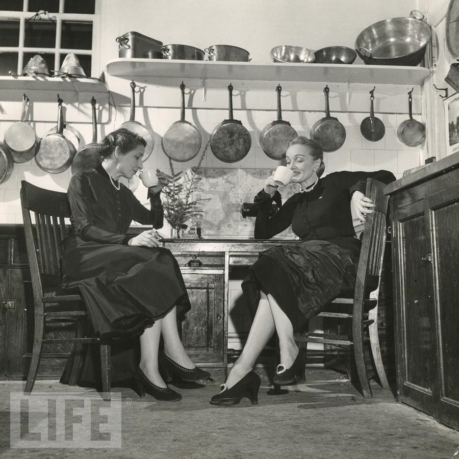 - Marlene Dietrich Sips Coffee by Ed Clark (1912 - 2000)