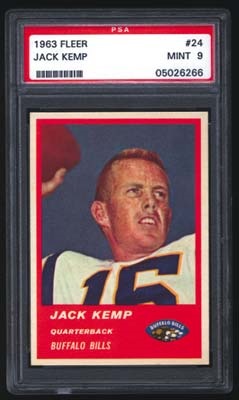 Sports Cards - 1963 Fleer Jack Kemp