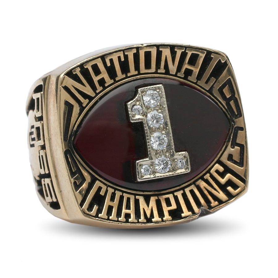 - 1985 Oklahoma Sooners National Champions Ring