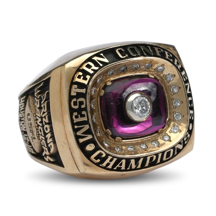 - 1984 Arizona Wranglers USFL Western Conference Champions Ring