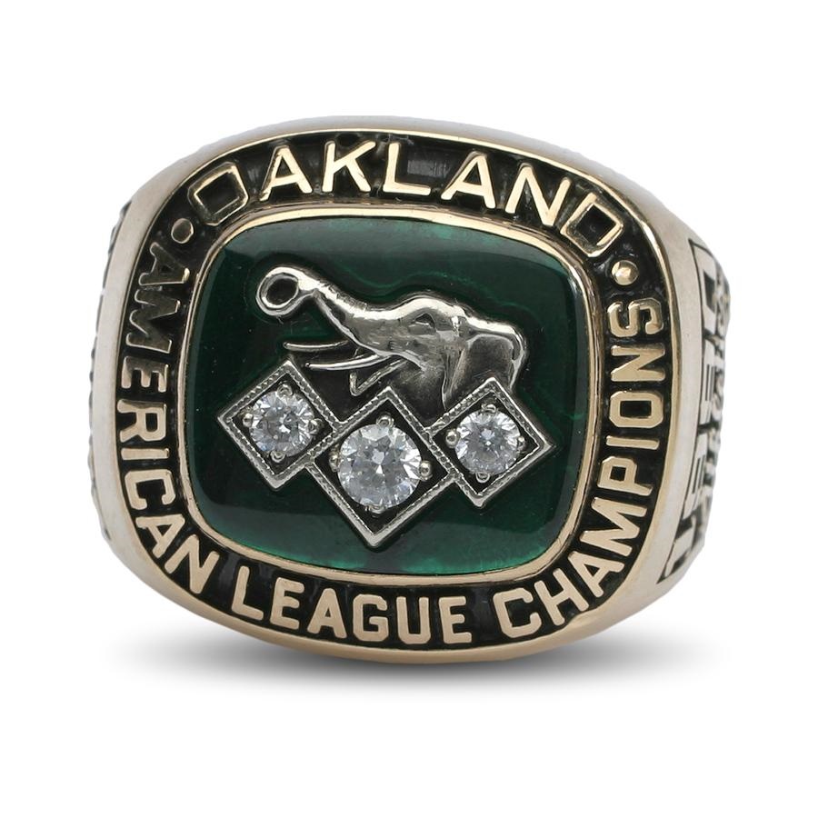 Baseball Rings, Trophies, Awards and Jewel - 1990 Oakland Athletics American League Champions Ring