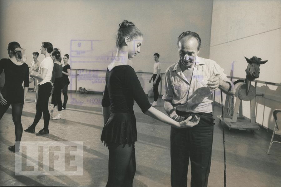The Arts - Goerge Balanchine and Suzanne Farrell by Gjon Mili (1904 - 1984)