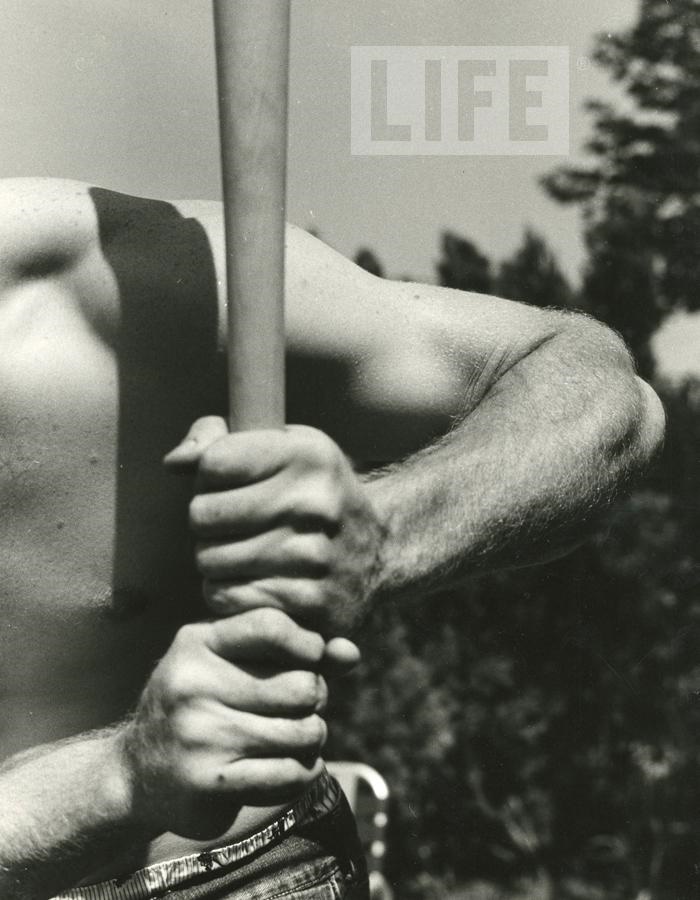 Sports - Mickey Mantle's Batting Grip by Ralph Morse (1917- )