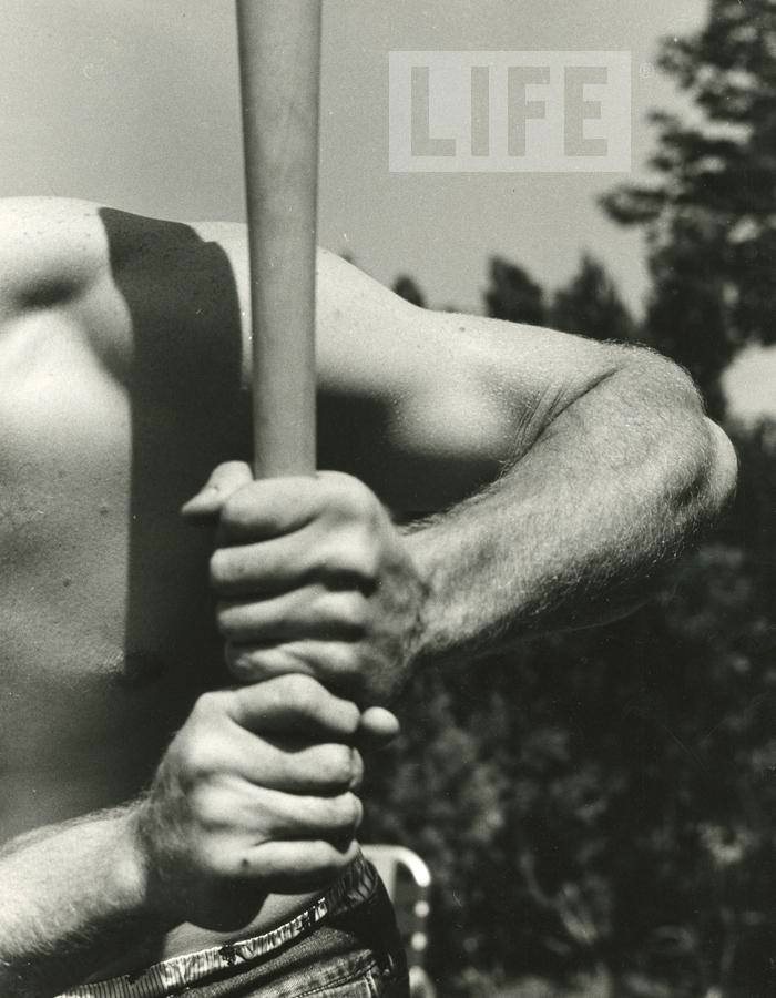 - Mickey Mantle's Batting Grip by Ralph Morse (1917- )