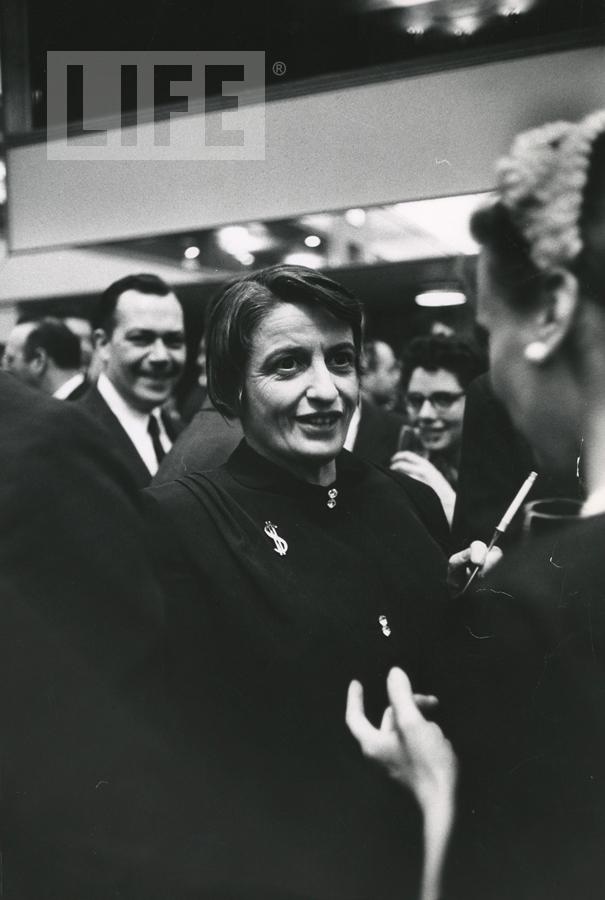 The Arts - Ayn Rand by Alfred Eisenstaedt (1898 - 1995)