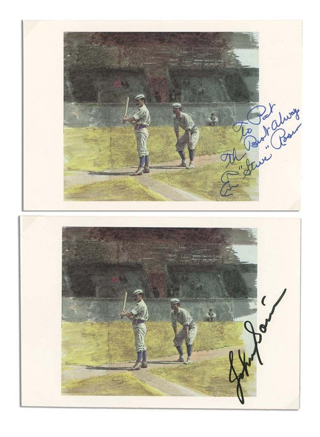 Boston Braves Documents & Signed Art Cards