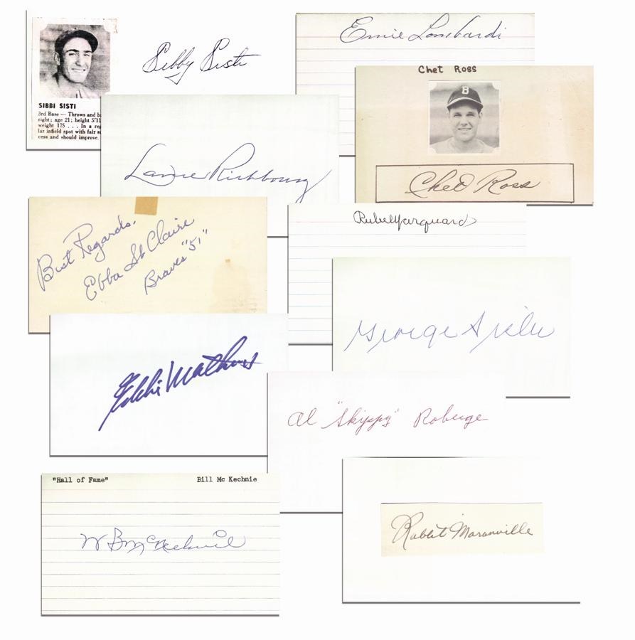 - World’s Finest Boston Braves Autograph Collection