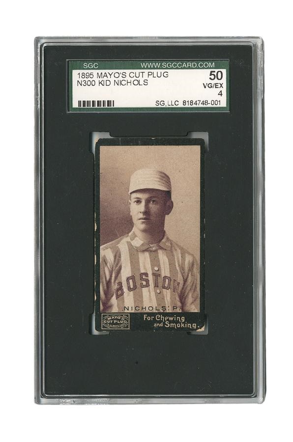 - 1895 Kid Nichols Mayo Tobacco Card