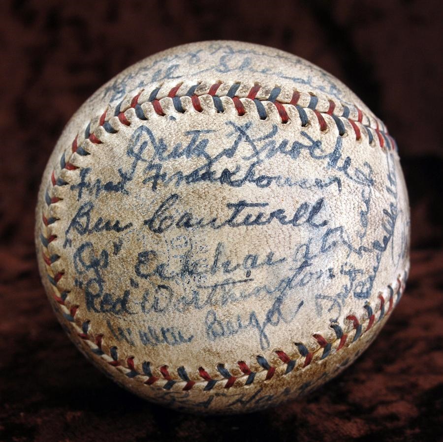 1932 Boston Braves Team Signed Baseball