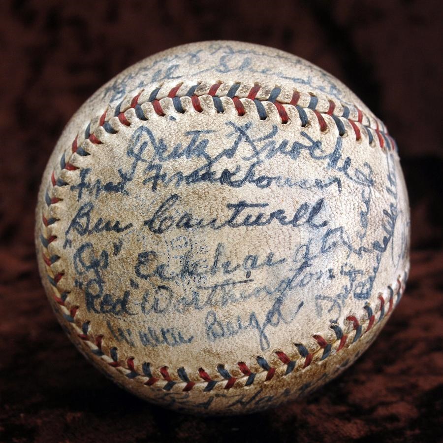 The Braves Man - 1932 Boston Braves Team Signed Baseball