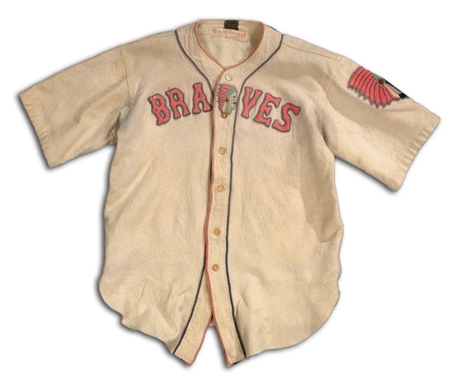 The Braves Man - 1931 Boston Braves Flannel Jersey