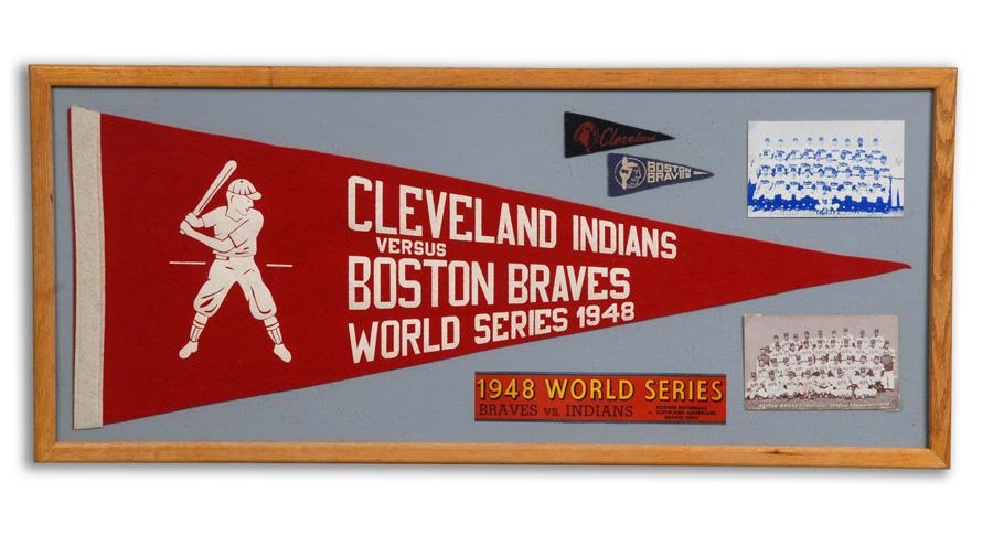 1948 Braves Pennant Display