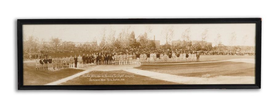 The Braves Man - 1931 Boston Braves vs. Danvers Twilight League Panorama