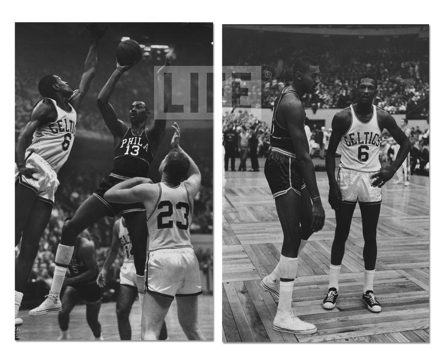 Sports - Wilt Chamberlain and Bill Russell by George Silk (1916 - 2004)