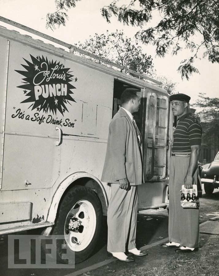 Sports - Joe Louis Sells His Punch by Joe Scherschel