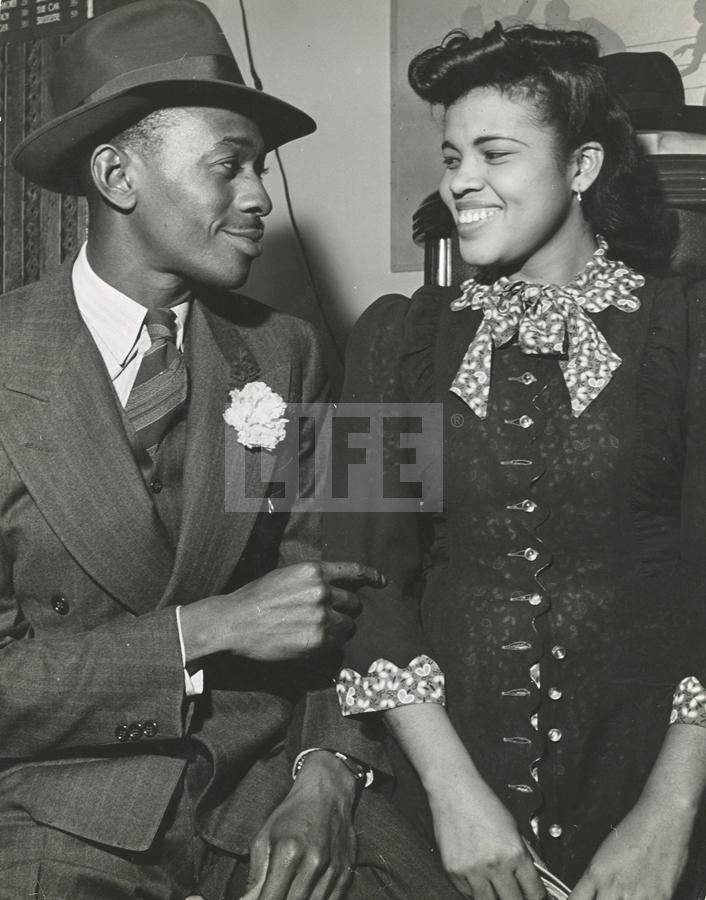 - Satchel Paige and Wife by George Strock