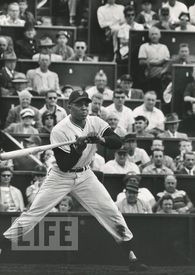 Sports - Willie Mays Checks His Swing by George Silk (1916 - 2004)