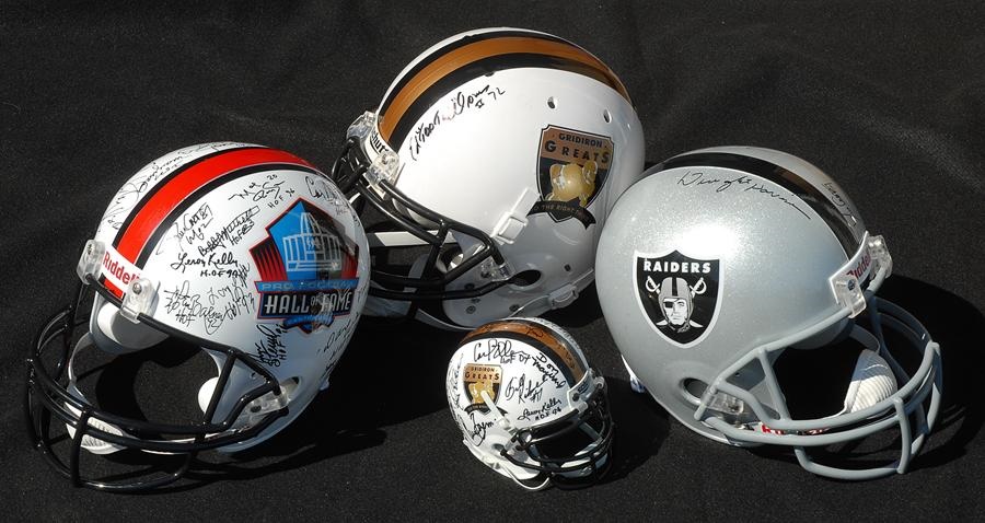 - Signed Football Helmet Collection (4)