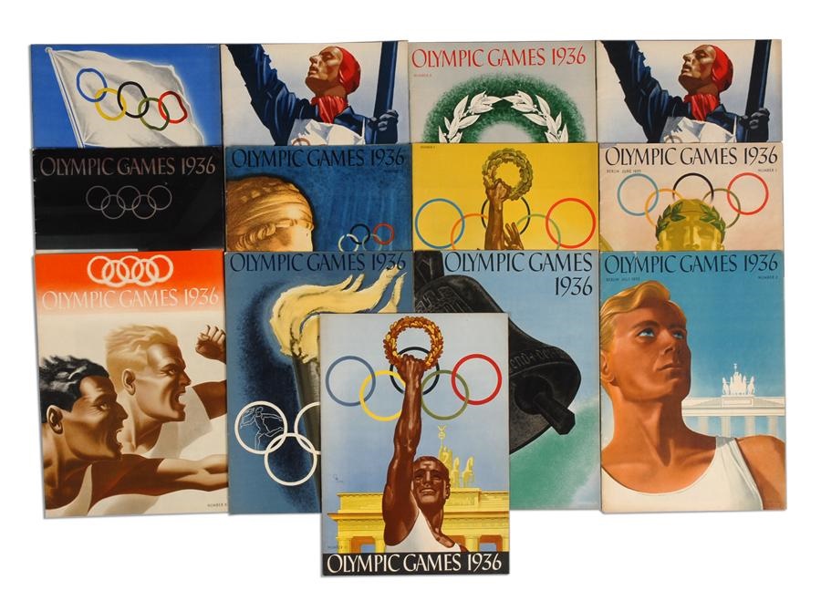 - Collection of 1936 Olympics Magazines (13)